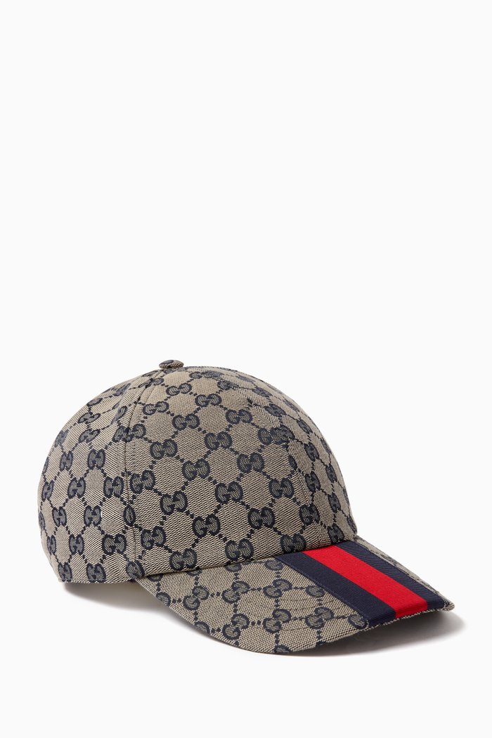 

GG Baseball Hat in Canvas, Neutral