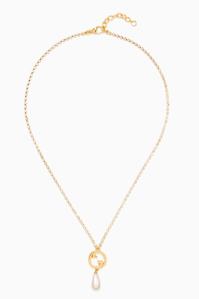 

Blondie Pendant Necklace in Metal, Gold