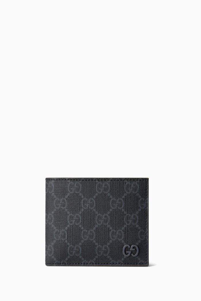 

GG Wallet in Supreme Canvas, Black