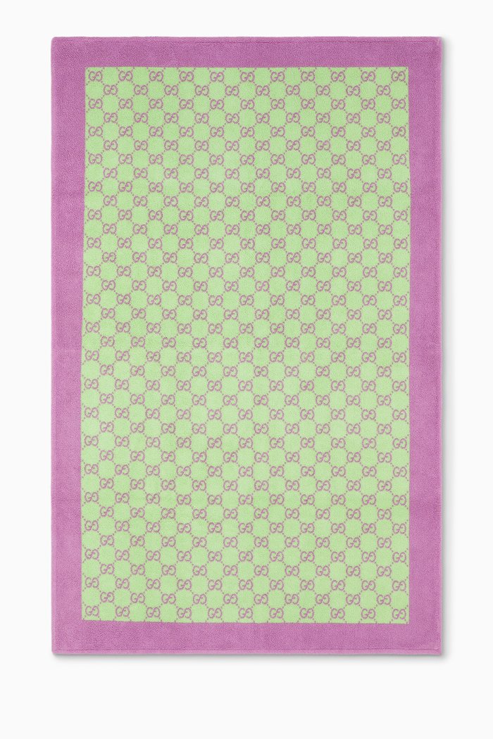 

GG Beach Blanket in Terrycloth, Green