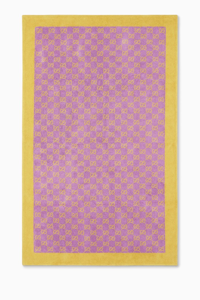 

GG Beach Blanket in Terrycloth, Pink