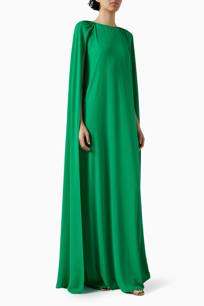

Minnie Cape Dress, Green
