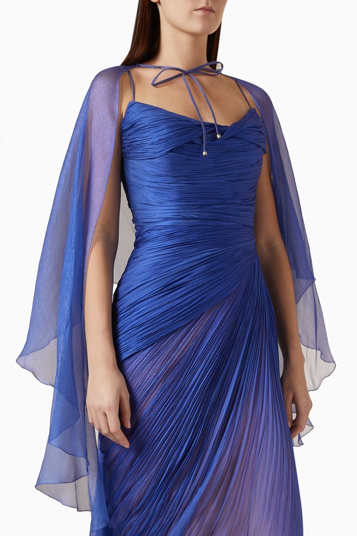 

Mystique Sheer Cape, Blue
