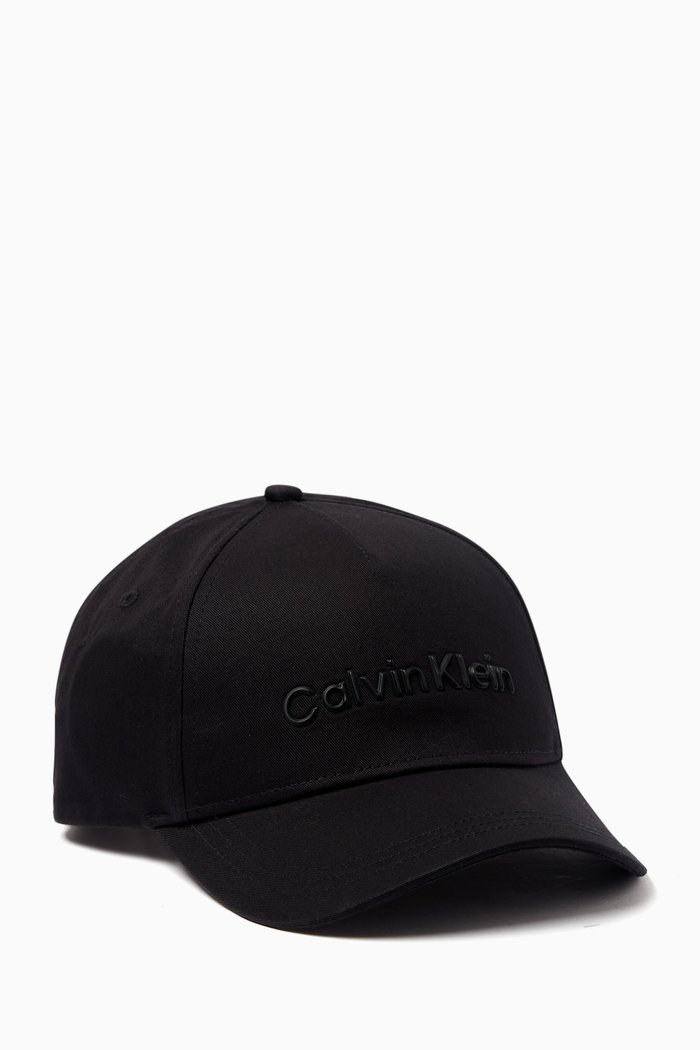 

Baseball Cap in Organic Cotton, Black