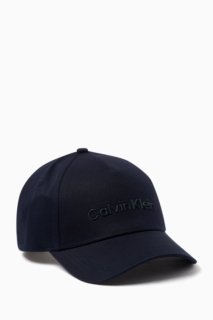 

Baseball Cap in Organic Cotton, Blue