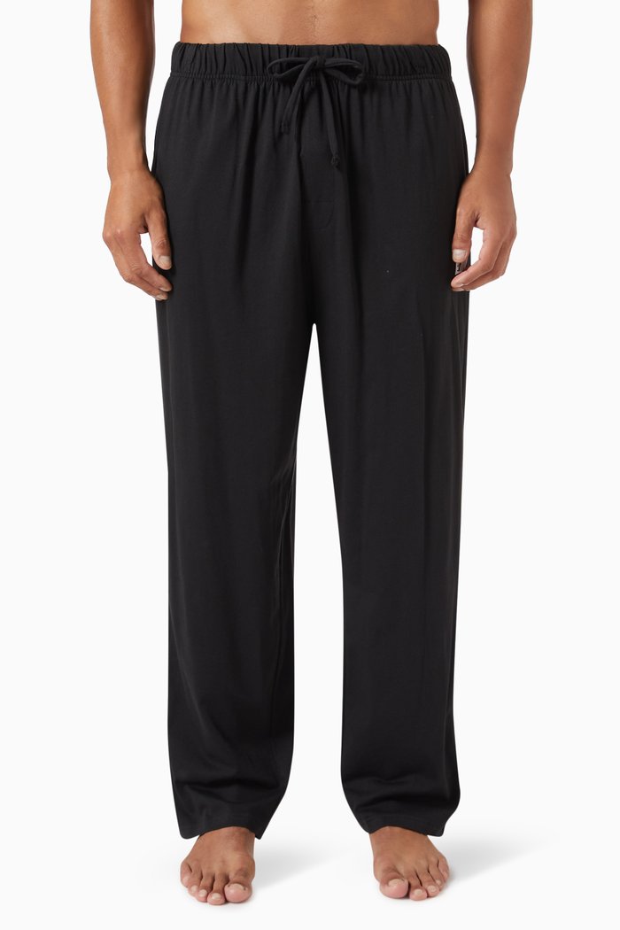 

Pyjama Pants in Organic Cotton, Black
