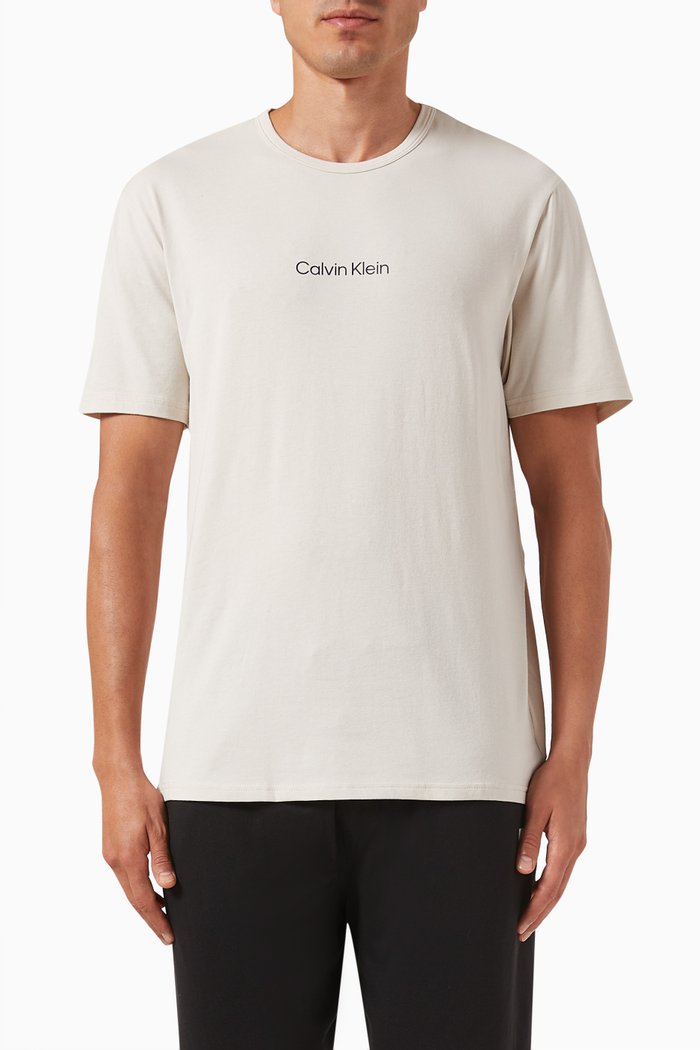 

Logo T-shirt in Cotton-blend, Neutral
