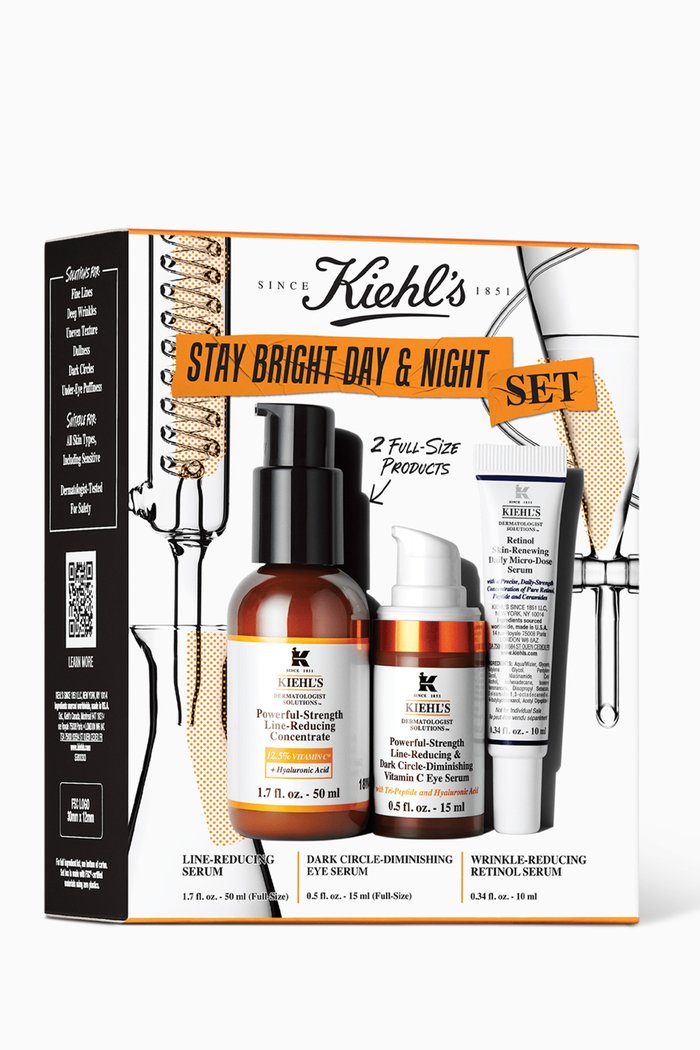 

Day-to-Night Line Reducing Skincare Set, Colourless