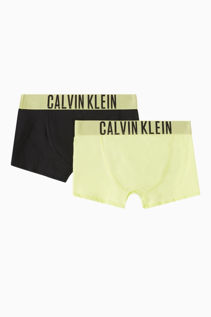 

Intense Power Boxer Trunks in Cotton, Pack of 2, Green