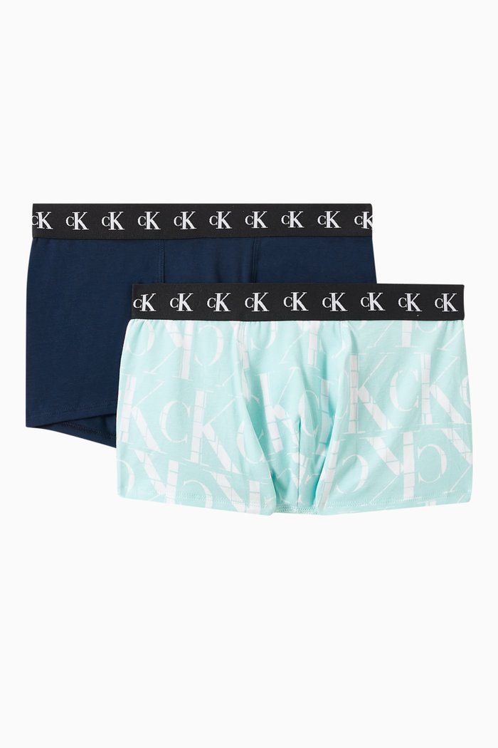 

Monogram Underwear, Set of 2, Blue