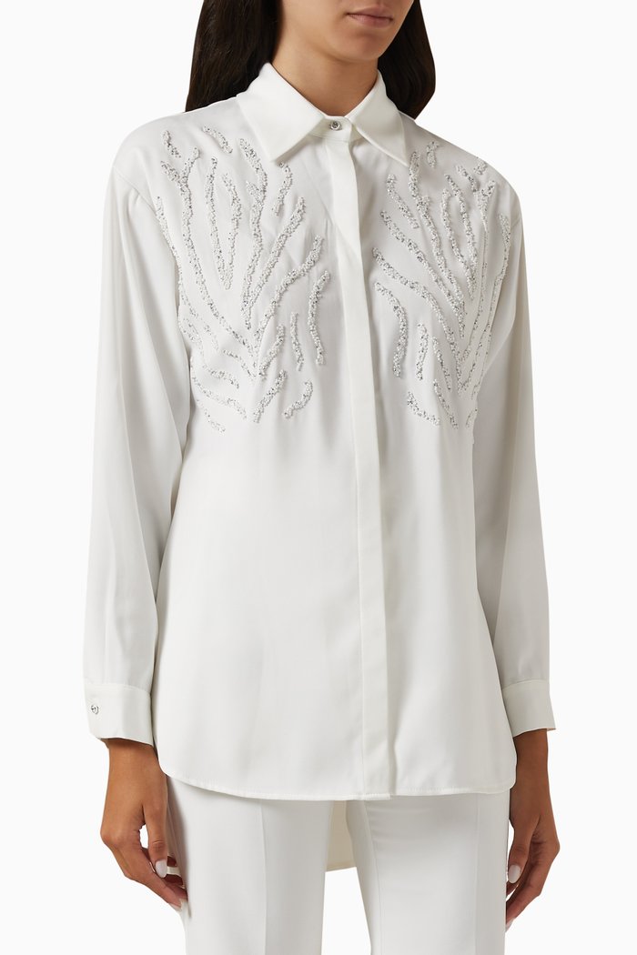 

Embellished Shirt, Neutral