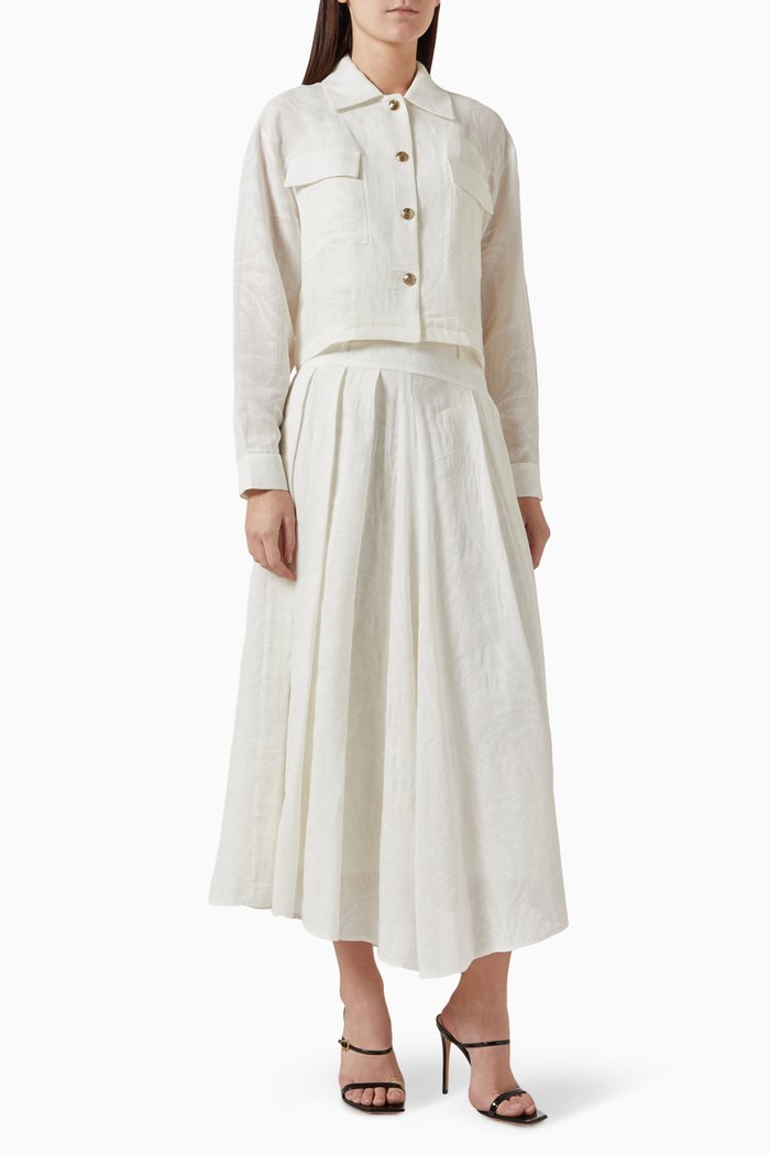 

3-piece Top & Skirt Set, Neutral