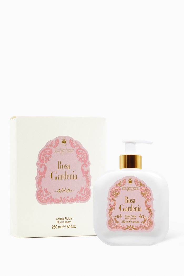 

Rosa Gardenia Fluid Body Cream, 250ml, Colourless