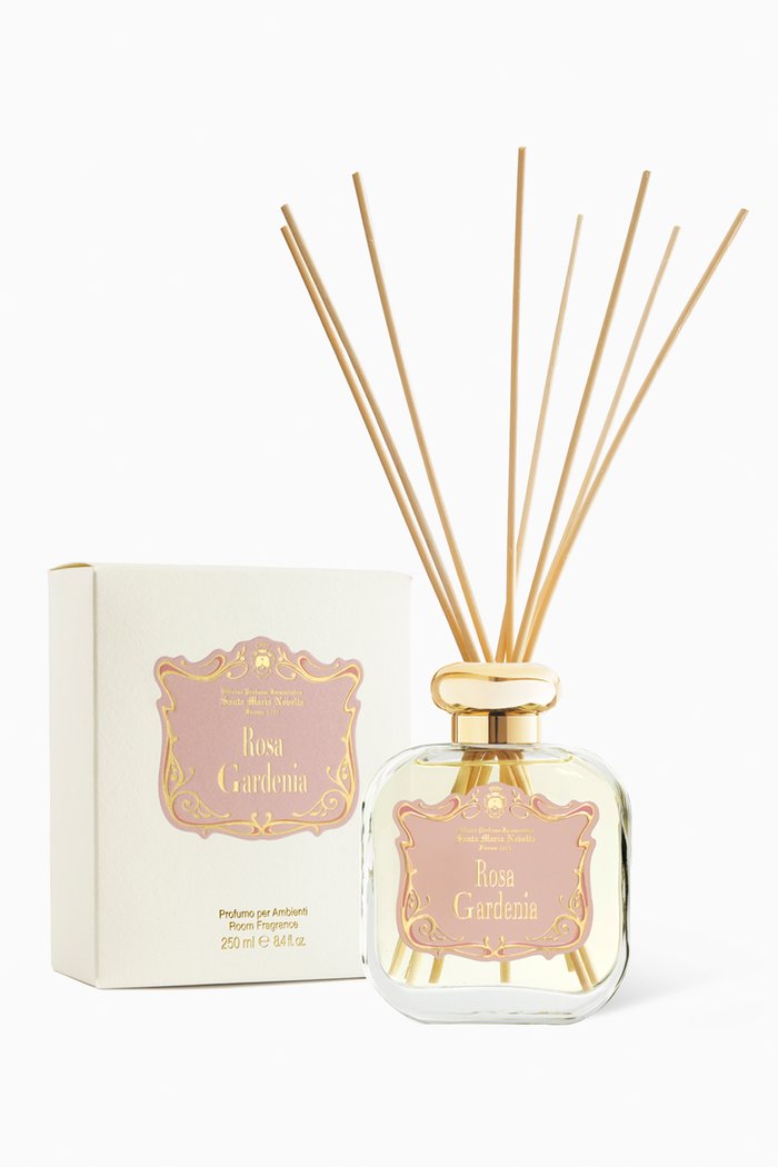 

Rosa Gardenia Diffuser, 250ml, Colourless