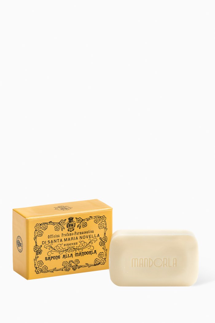 Almond Soap Bar, 3 x 105g, Colourless