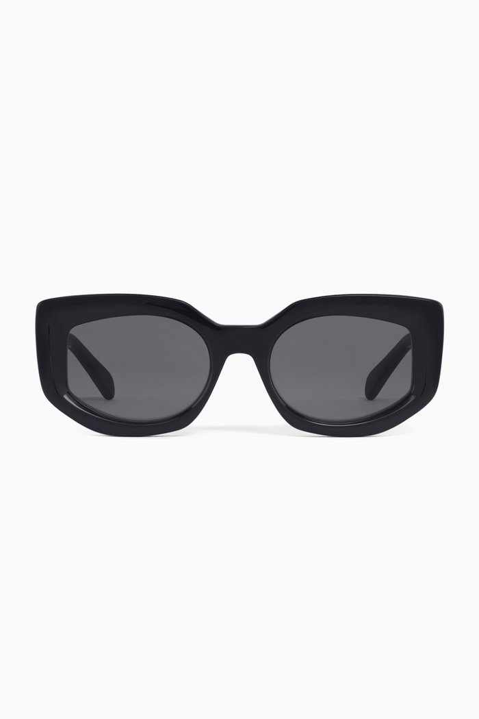 

Square Sunglasses in Acetate, Black