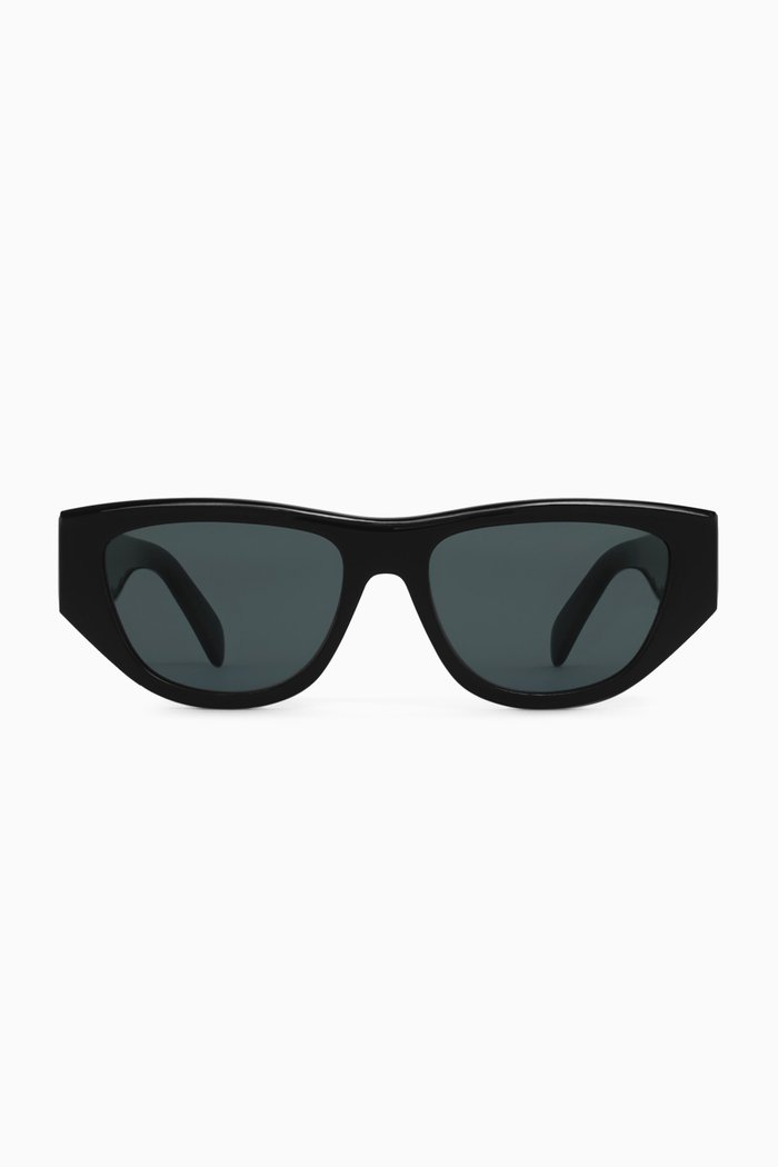 

Cat-eye Sunglasses in Acetate, Black