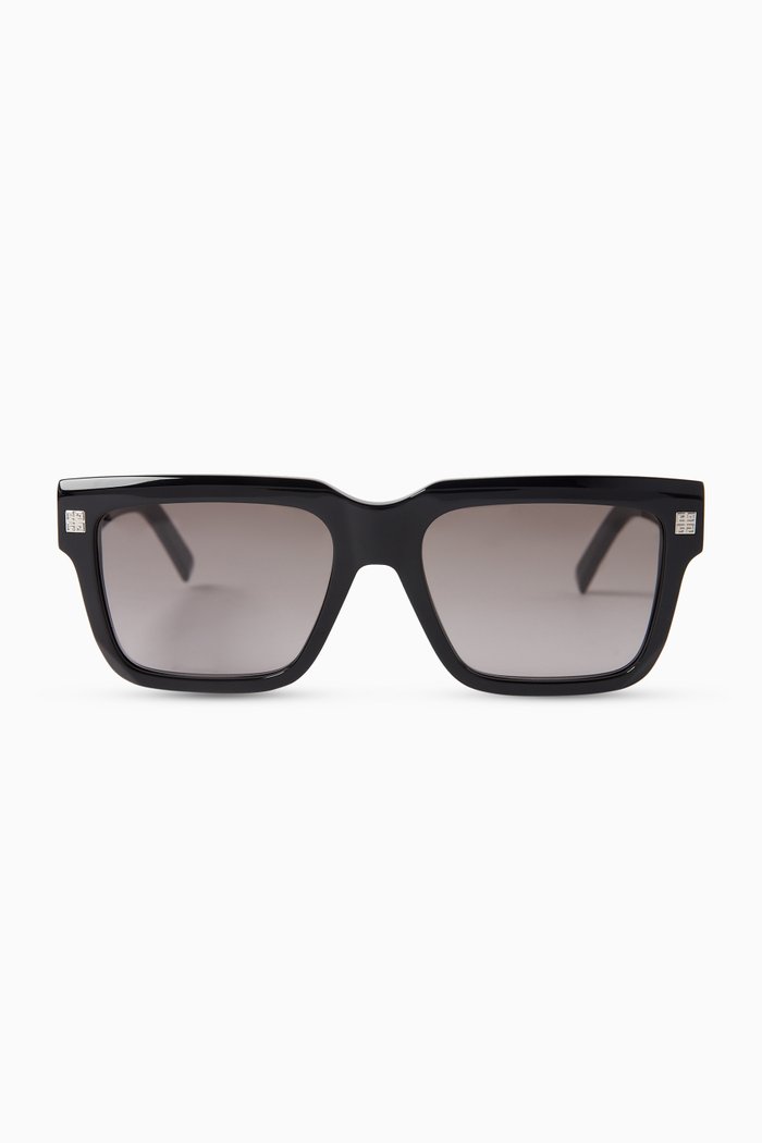 

Square Sunglasses in Acetate, Black