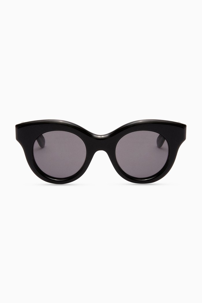 

Tarsier Round Sunglasses in Acetate, Black