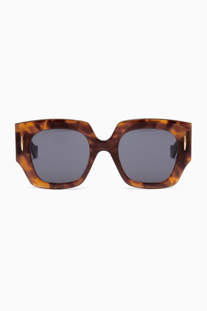

Square Screen Sunglasses in Acetate, Brown