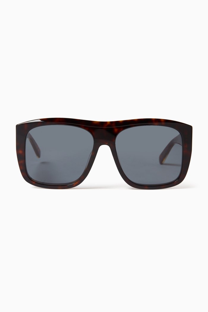 

Square Sunglasses in Bio-acetate, Brown
