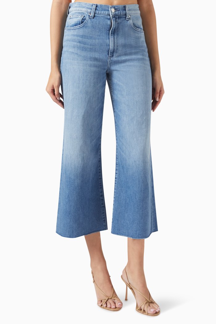 

Juliette Wide-leg Jeans in Denim, Blue