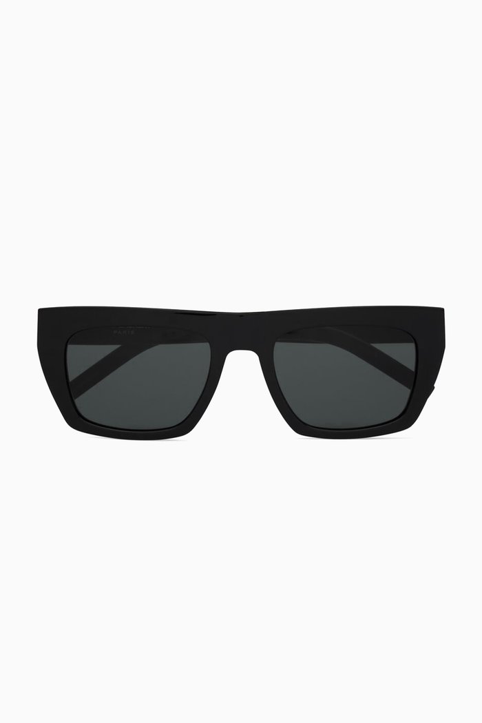 

Unisex Square Sunglasses in Acetate, Black