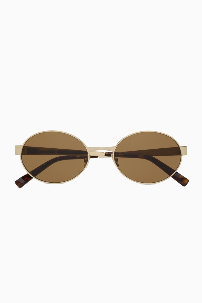 

SL 692 Round Sunglasses in Metal, Gold