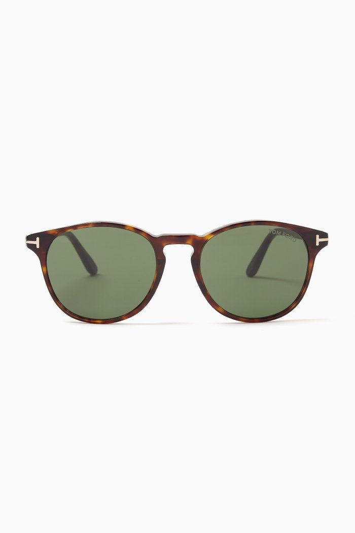 

Round Sunglasses in Acetate, Brown