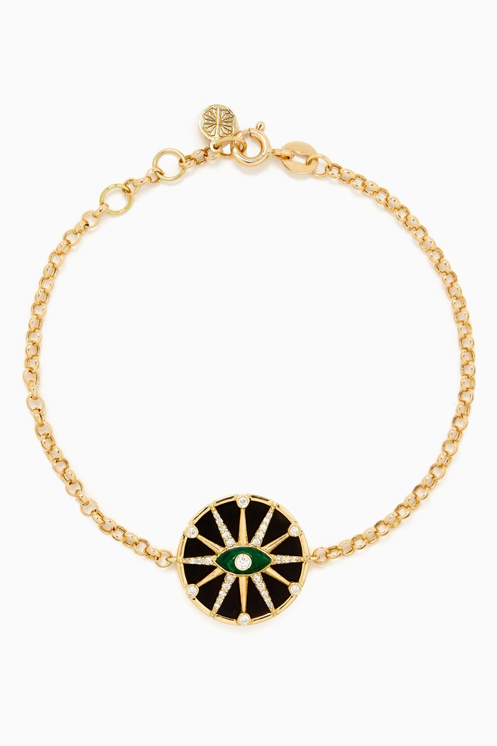 

The O`Hara Onyx Bracelet in 18kt Gold, Yellow