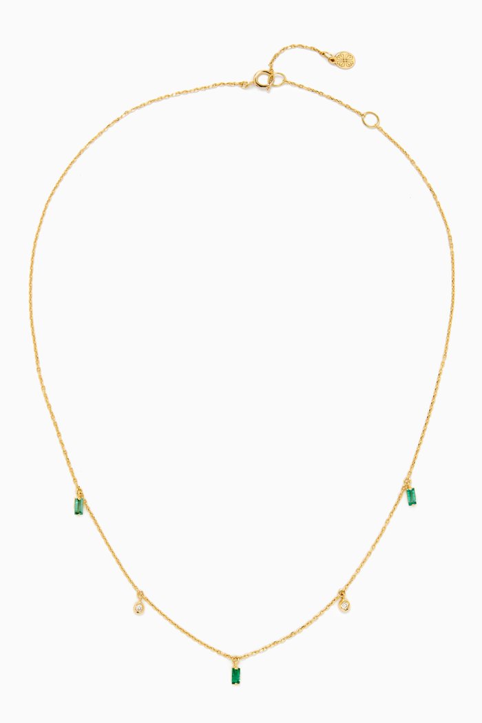 

Effervescence Emerald Choker in 18kt Gold, Yellow