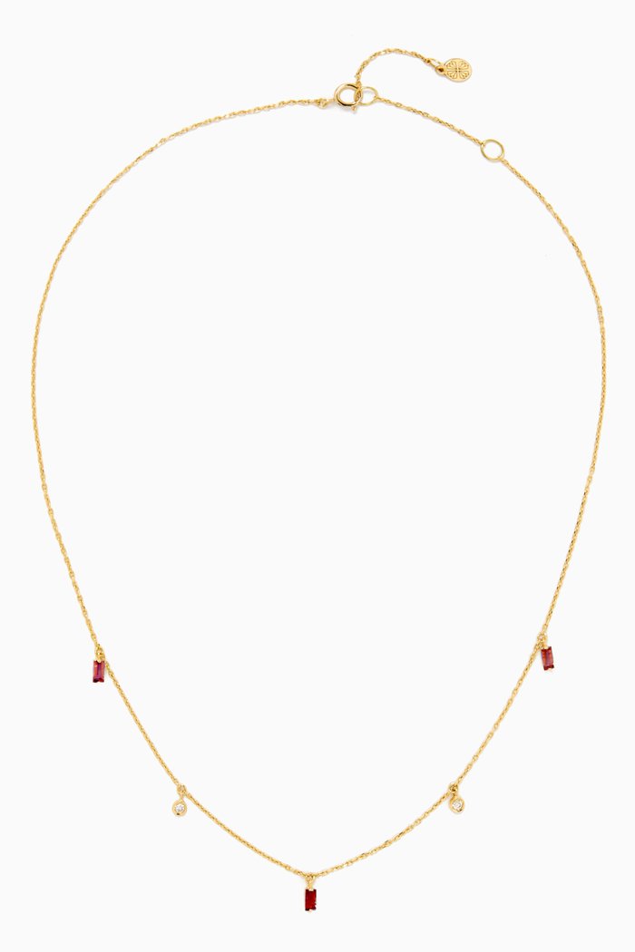 

Ruby Rave Choker in 18kt Gold, Yellow