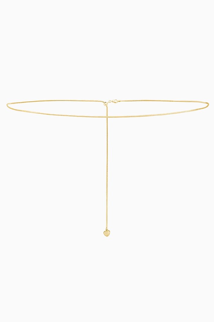 

Serpentine Boho Chain Belt in 14kt Gold Vermeil, Yellow
