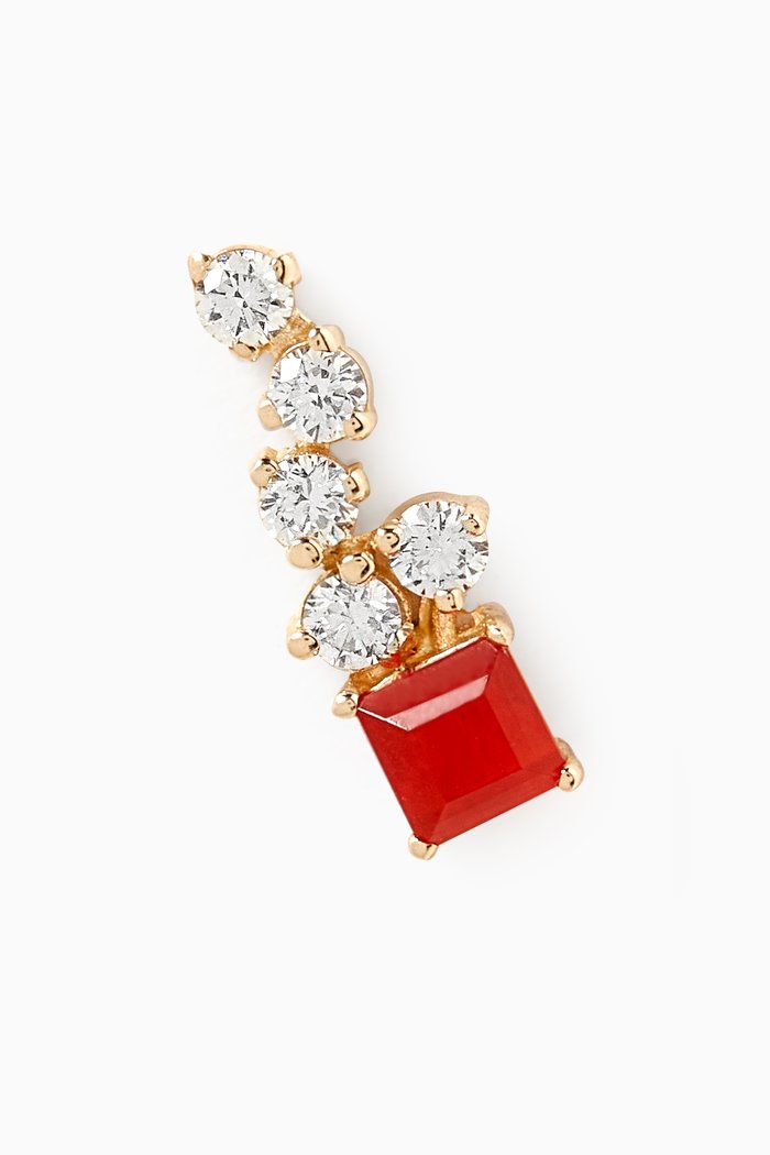 

Stardust Ear Climber Stud in 14kt Gold, Yellow