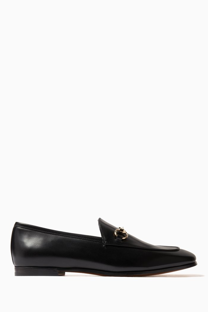 

GG Jordaan Loafers in Leather, Black