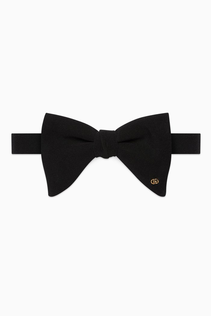 

Bow Tie in Silk Crepe, Black