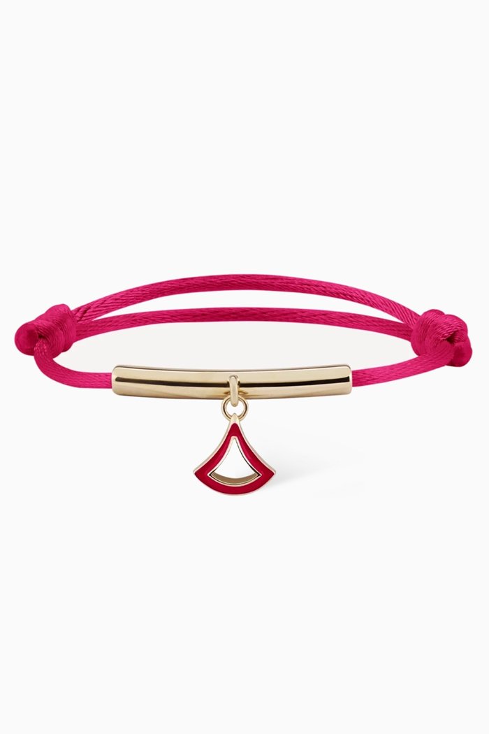 

Divas’ Dream Bracelet in Gold-plated Brass, Pink