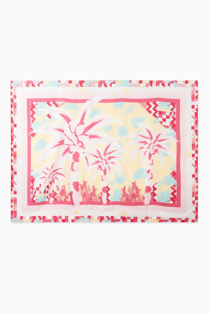 

Palm Tree Sarong in Silk-twill, Multicolour