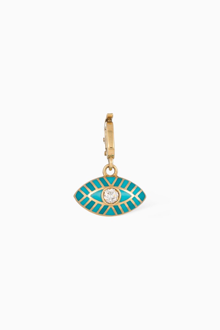 Sienna Eye Diamond Pendant in 18kt Gold, Yellow