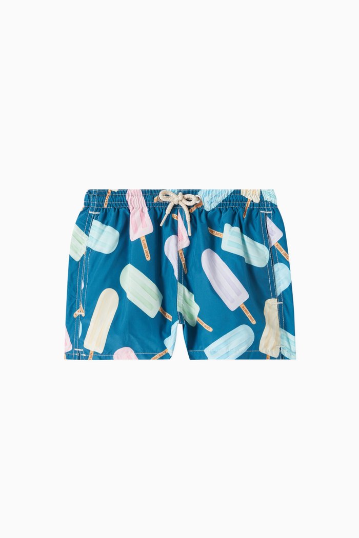 

Graphic-print Swim Shorts, Neutral