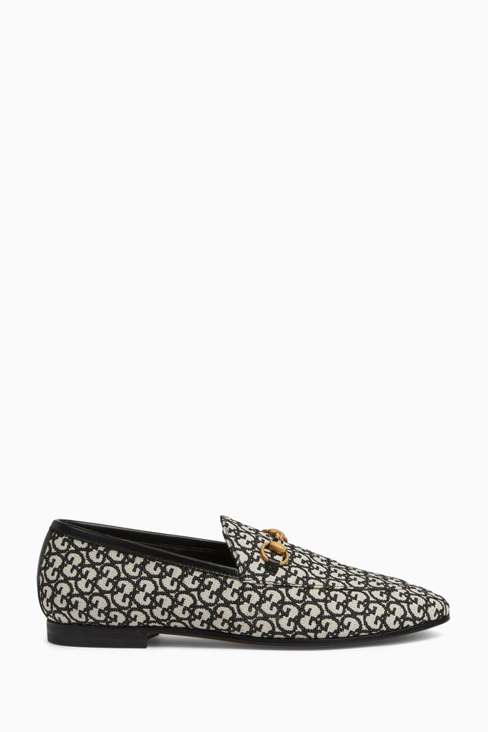 

Jordaan GG Jacquard Loafers in Canvas, Multicolour