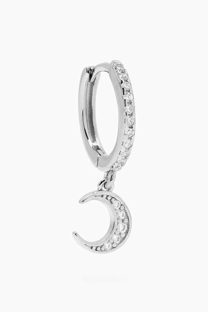 

Stella Crescent Single Earring in Sterling Silver