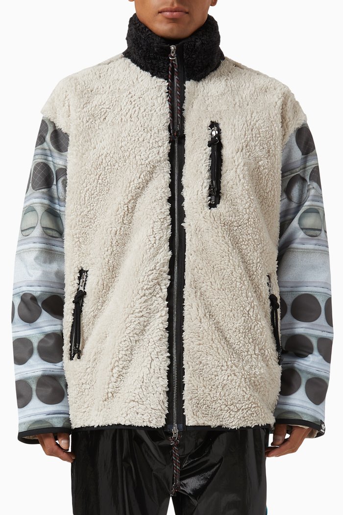 

Song for the Mute Jacket in Fleece, Multicolour