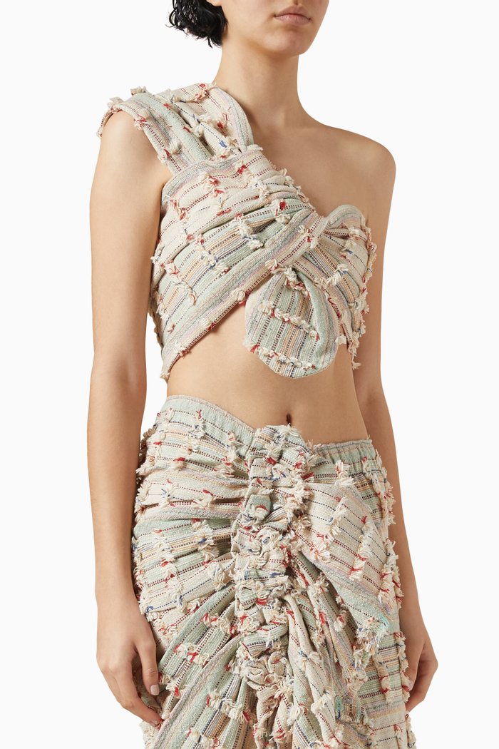 

Sol Crop Top in Cotton-blend, Multicolour