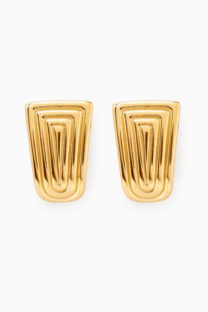 

Stud Earrings in 24kt Gold-plated Sterling Silver