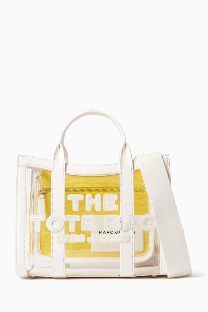 

The Small Tote Bag in PVC, White