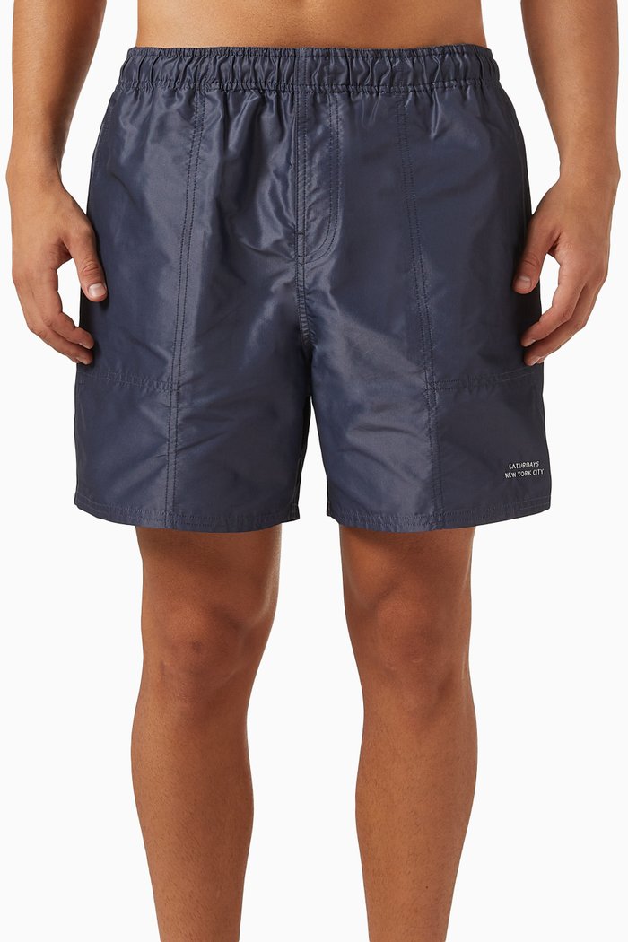 

Talley Iridescent Swim Shorts in Nylon, Blue