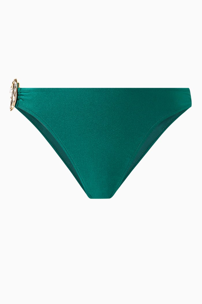 

Piscina Bikini Brief in Lycra, Green