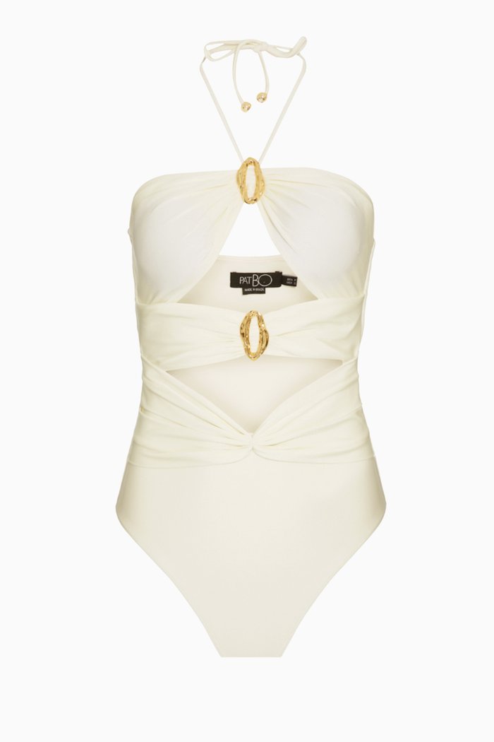 

Piscina Cutout One-piece Swimsuit in Lycra, Neutral