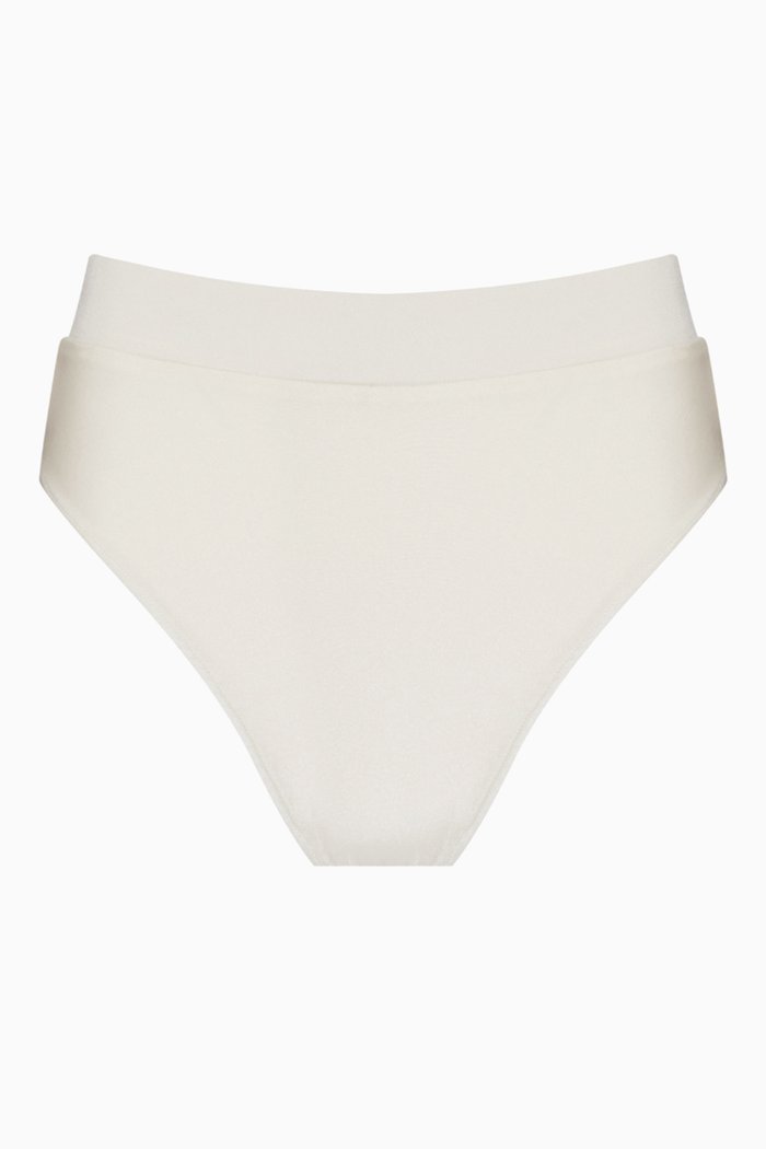 

High-waisted Bikini Brief in Lycra, Neutral